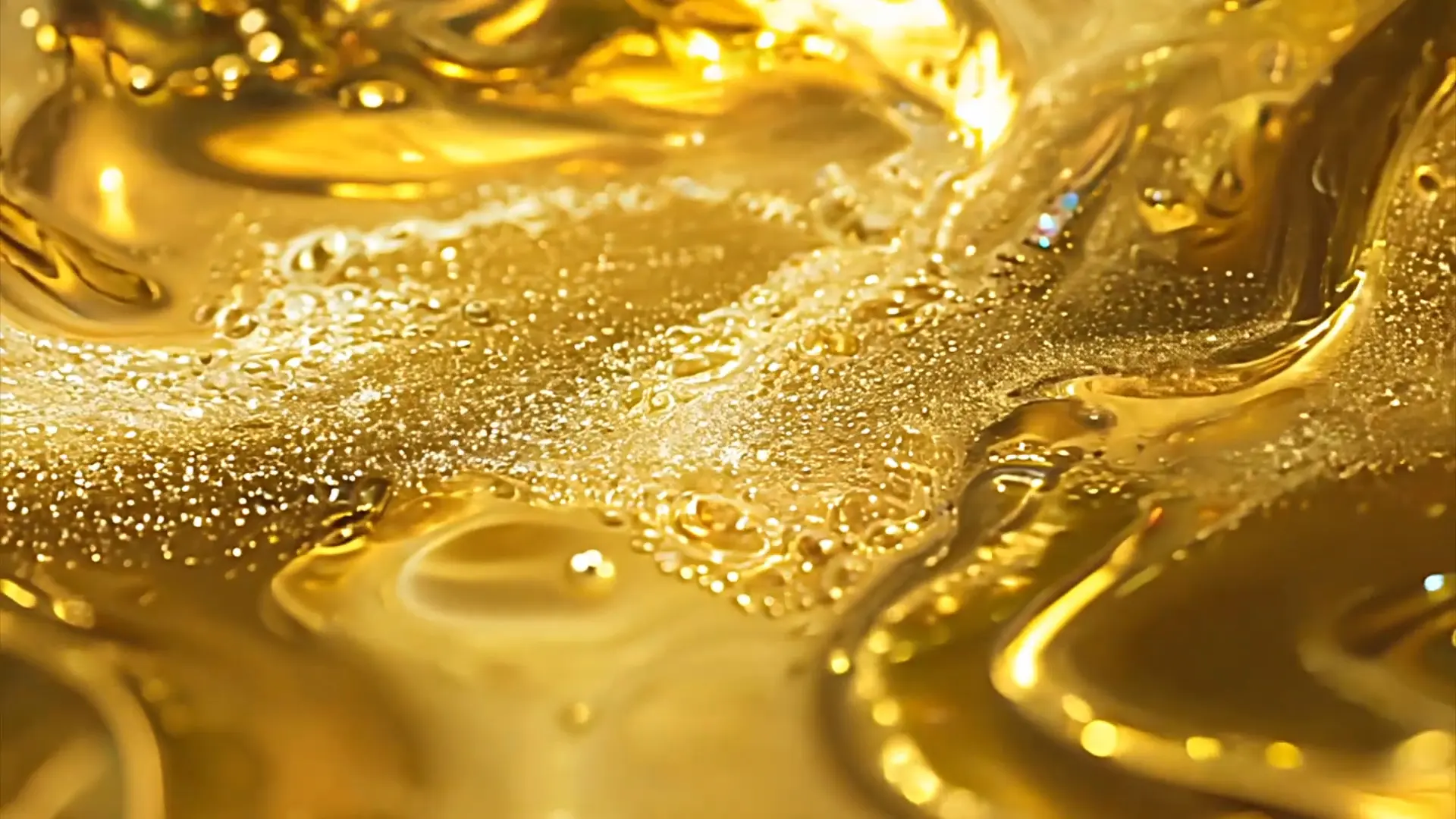 Liquid Gold Luxurious Stock Video Background